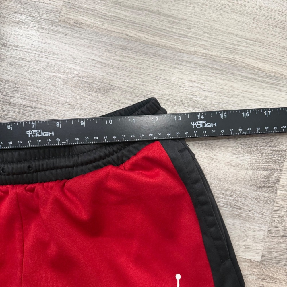 Jordan Kids Red Black Colorblock Fleece Lined Joggers Sweatpants XL 13-15Y - Picture 4 of 12